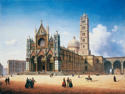 Kathedrale von Siena von Carlo Bossoli