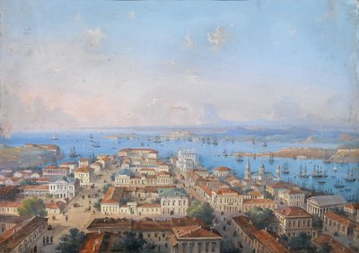 Ansicht von Sewastopol, 1860er-1870er Jahre von Carlo Bossoli