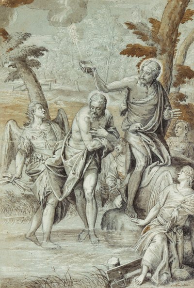 Die Taufe Christi von Carlo Caliari