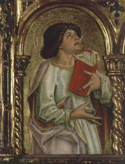 Ein Apostel, Detail aus dem Sant