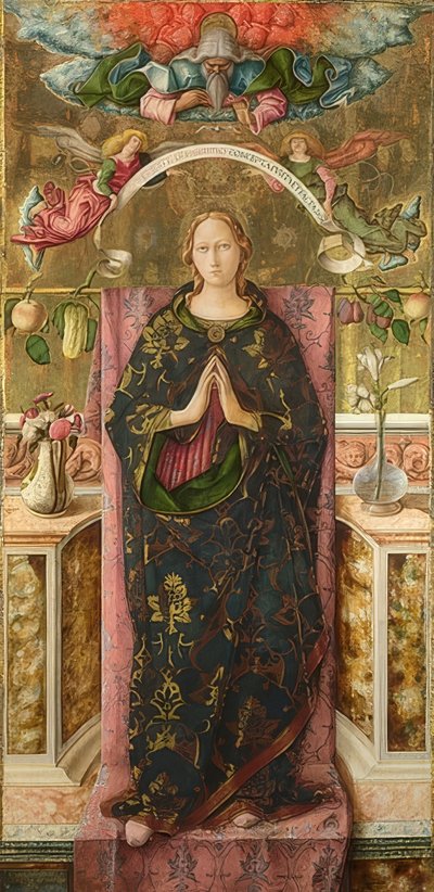 Die Unbefleckte Empfängnis von Carlo Crivelli