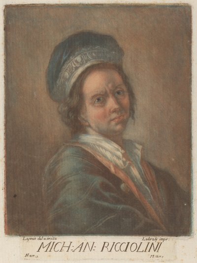 Michelangelo Ricciolini von Carlo Lasinio, after Michelangelo Ricciolini