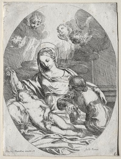 Madonna und Kind mit der Magdalena von Carlo Maratti