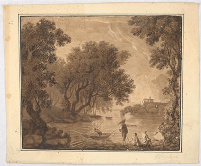 Fischer in der Landschaft von Carlo Marchionni