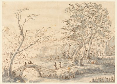 Landschaft mit Brücke von Carlo Marchionni