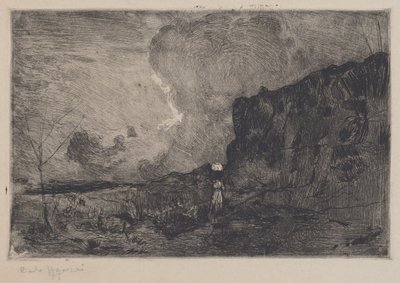 Landschaft [Paesaggio], vor 1915 von Carlo Paolo Agazzi