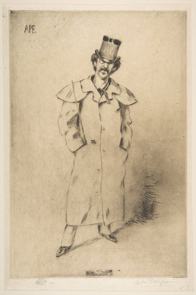 James McNeill Whistler, 19. Jahrhundert von Carlo Pellegrini