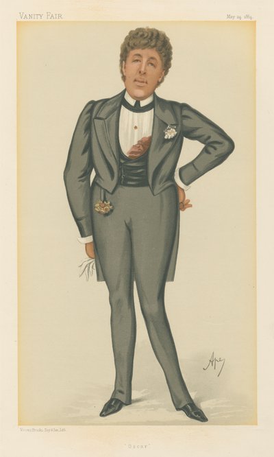 Oscar, Oscar Wilde (Vanity Fair Serie) von Carlo Pellegrini