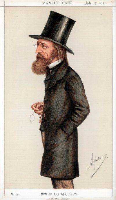 Der Poet Laureate, 1871 von Carlo Pellegrini