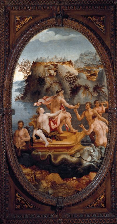 Neptun und Amphitrite (Malerei) von Carlo Portelli