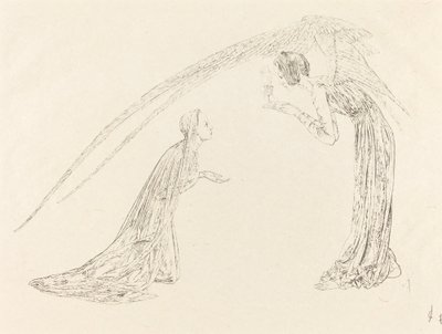Die Verkündigung von Carlos Schwabe
