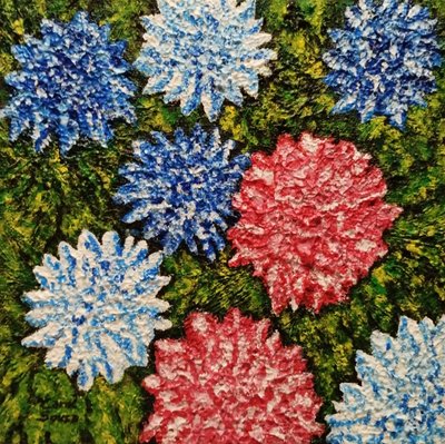 Blumen im Gras von Carol Sousa Cuello