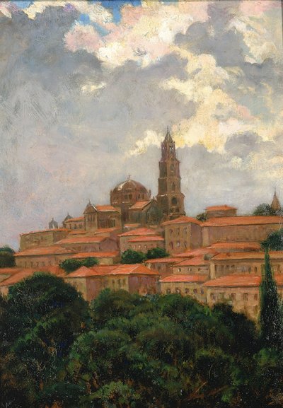 Kathedrale in le Puy, 1911 von Carroll Beckwith