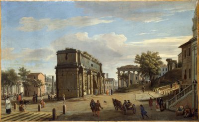 Der Konstantinsbogen von Caspar Adriaans van Wittel