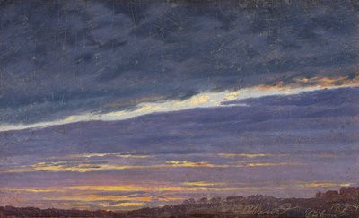Abendlicher Wolkenhimmel von Caspar David Friedrich