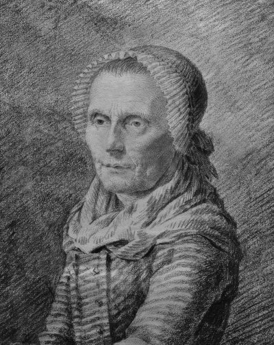 Bildnis der Mutter Heiden von Caspar David Friedrich