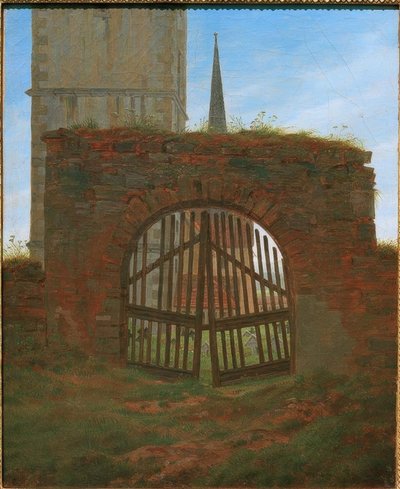 Das Friedhofstor von Caspar David Friedrich