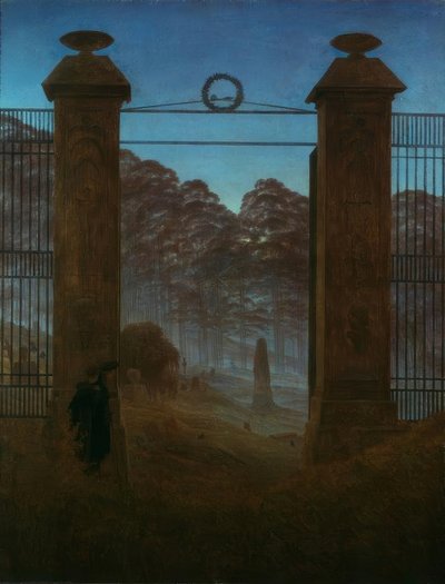 Der Friedhof von Caspar David Friedrich