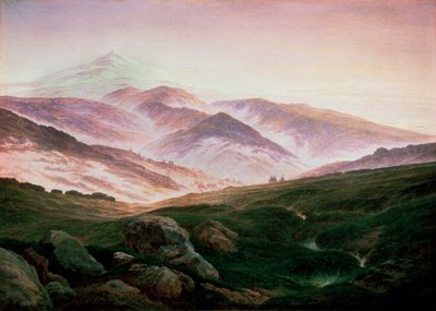 Erinnerung an das Riesengebirge, 1835 von Caspar David Friedrich