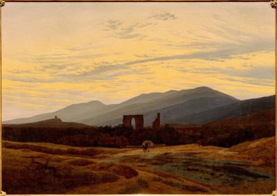 Ruine im Riesengebirge von Caspar David Friedrich
