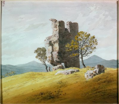 Turmruine von Caspar David Friedrich