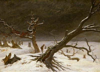 Winterlandschaft von Caspar David Friedrich