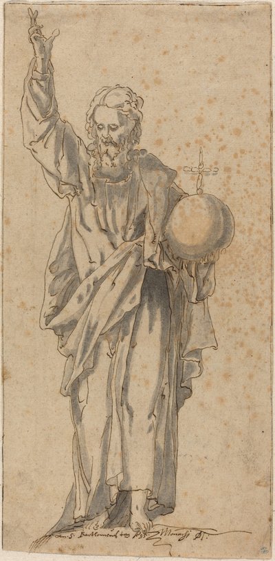 Christus als Salvator Mundi von Caspar Meneller
