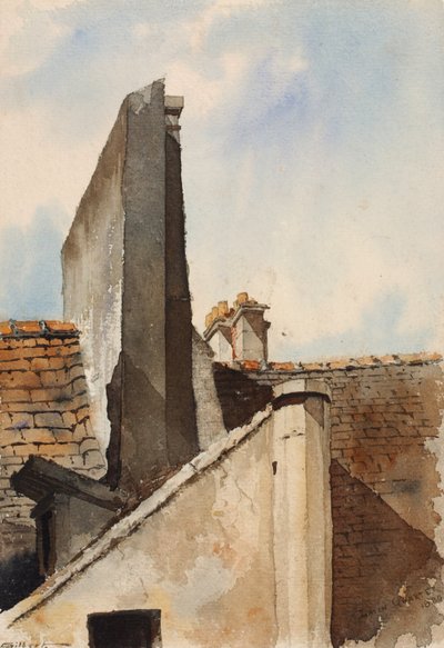 Lateinisches Viertel, Paris, 1880 von Cass Gilbert