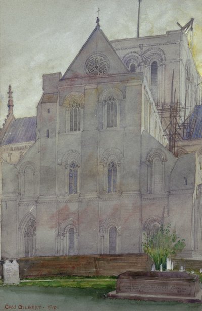 Nordquerhaus, Winchester Cathedral, England, 1910 von Cass Gilbert