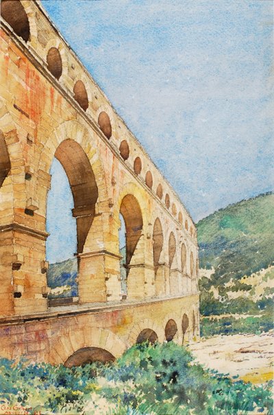 Pont du Gard, Frankreich von Cass Gilbert