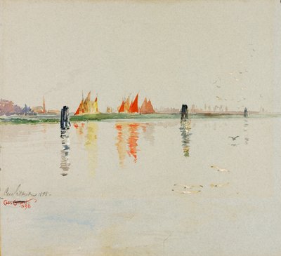 Die Lagune, Venedig von Cass Gilbert