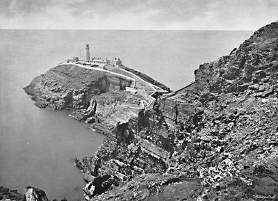 South Stack Leuchtturm, Holyhead, um 1896 von Catherall and Pritchard