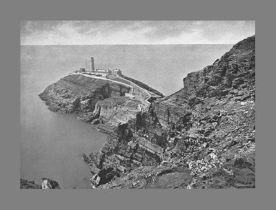 South Stack Leuchtturm, Holyhead, um 1900 von Catherall and Pritchard