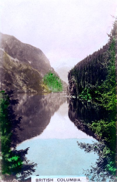 Küstenszene, British Columbia, Kanada, ca. 1920er Jahre von Cavenders Ltd