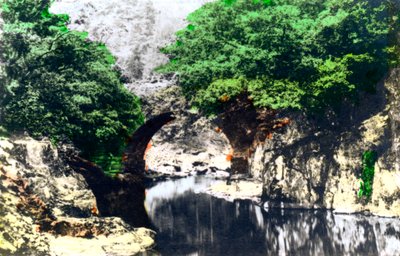 Römische Brücke bei Bettws-y-Coed, Gwynedd, 1926 von Cavenders Ltd