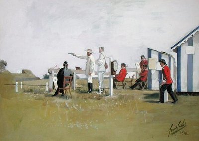 Der Schießstand, Bisley Camp von Cecil Cutler