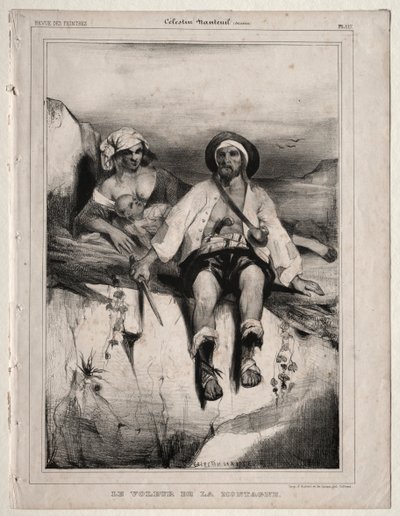 Der Räuber vom Berg von Celestin Francois Nanteuil