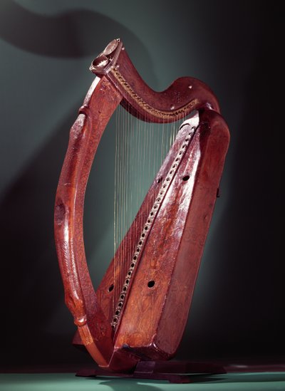 Harfe (Holz mit Messing und Silber) von Celtic