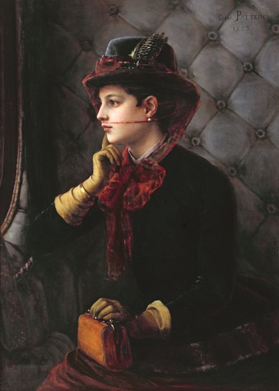 Die Abreise, 1885 von Cesar Pattein