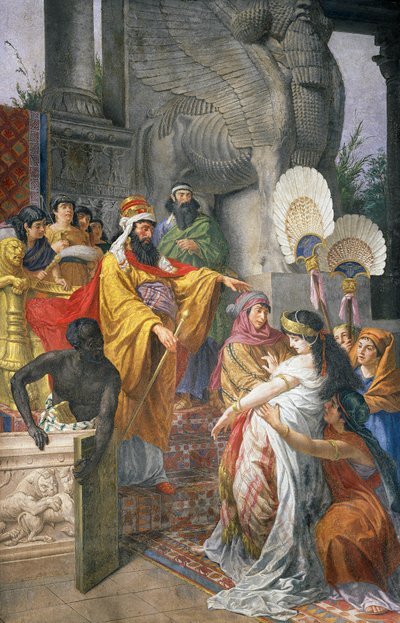 Esther und Ahasverus von Cesare Mariani