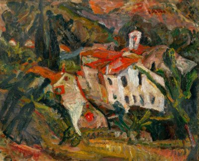 Landschaft in Céret von Chaim Soutine