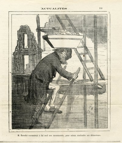 Illustration von Cham (1819-1879) in Le Charivari von Amédée de Noé