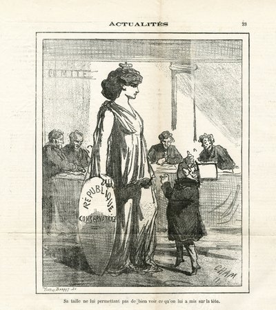 Illustration von Cham (1819-1879) in Le Charivari von Amédée de Noé