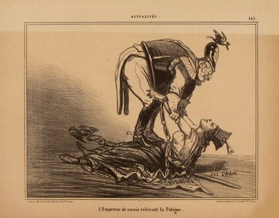 Der Kaiser von Russland entlastet Polen, 1855 von Cham