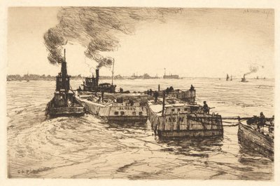 Kanalboote und Schlepper von Charles A. Platt