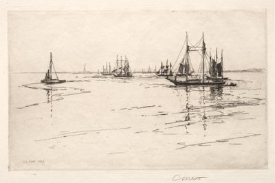 Buttermilk Channel, New York, 1889 von Charles Adams Platt