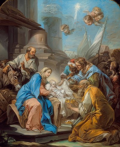 Anbetung der Könige von Charles André van Loo