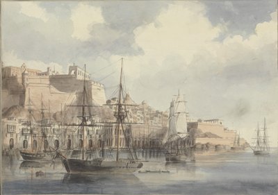 Ansicht von Malta, ca. 1849 von Charles Andrew Dyce