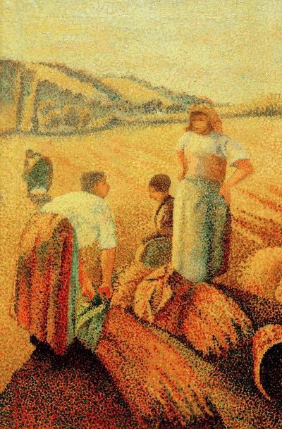 Aux champs von Charles Angrand