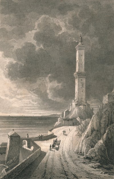 Genua. Leuchtturm, 1818 von Charles Askey